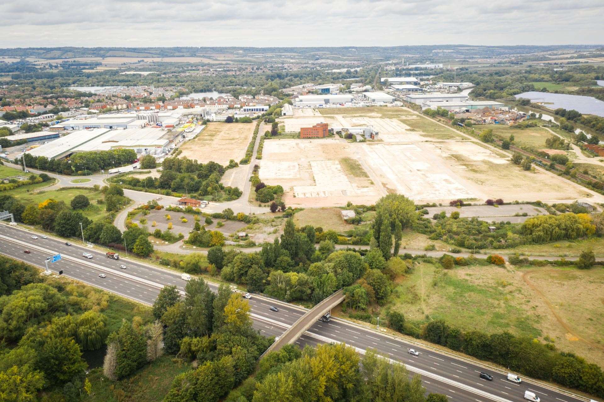 The former Aylesford Newsprint site