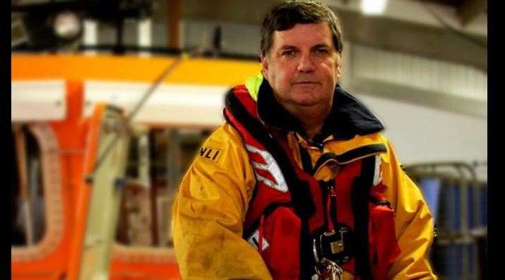 Much loved Stuart Adams: Courtesy RNLI