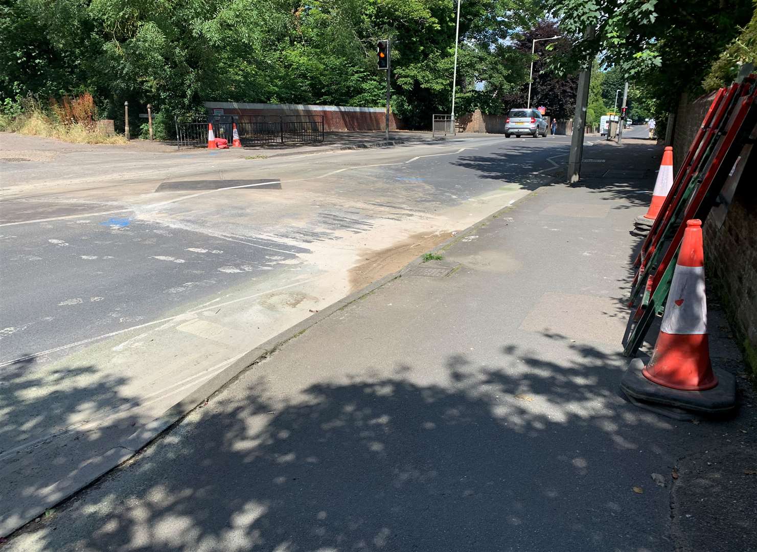 The signs on New Dover Road in Canterbury have now been removed