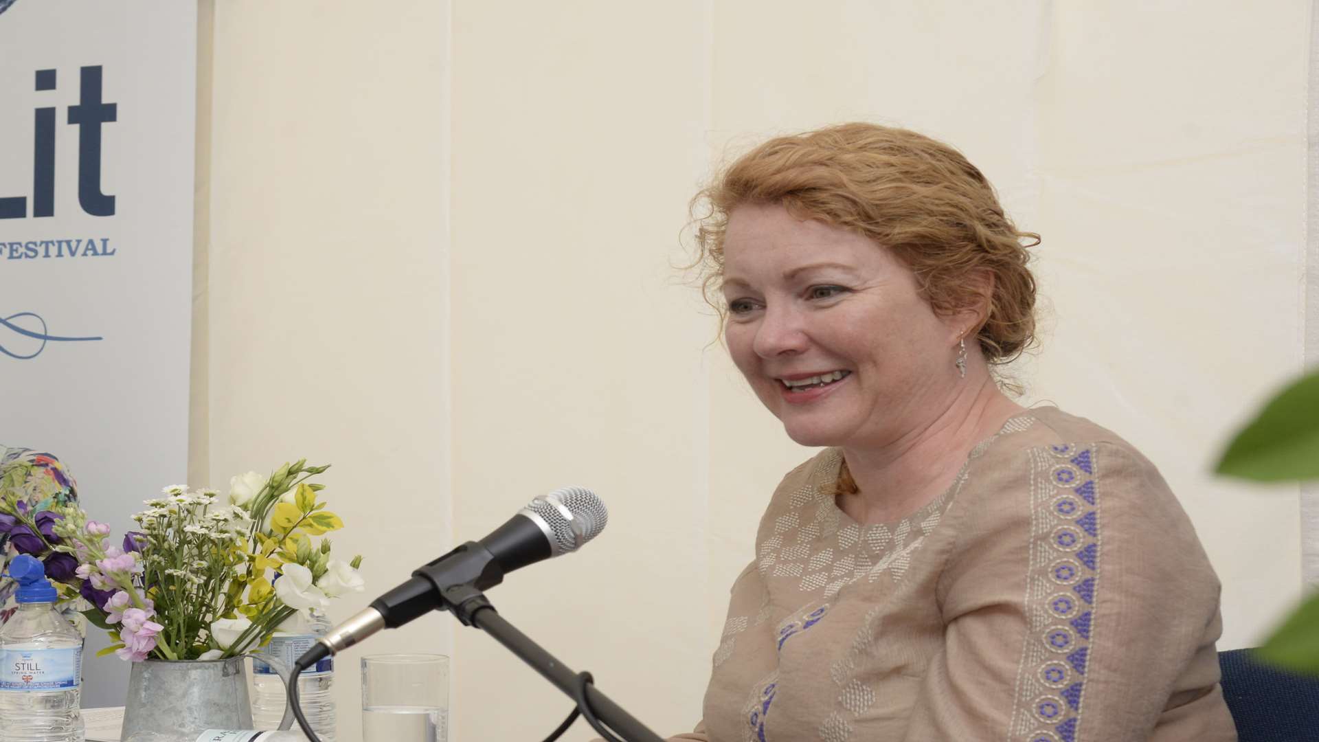 Carol Donaldson speaking at last year's WhitLit festival Picture: Chris Davey