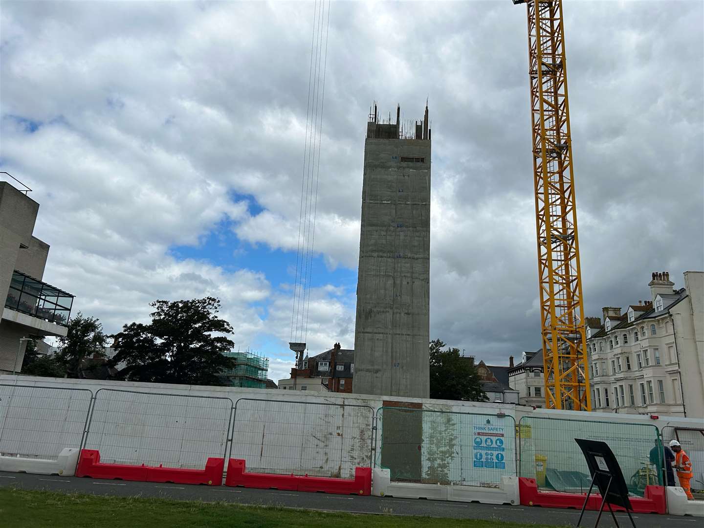 An artist’s impression of the Leas Pavilion development; bosses say the bold scheme is due to be complete in 2024