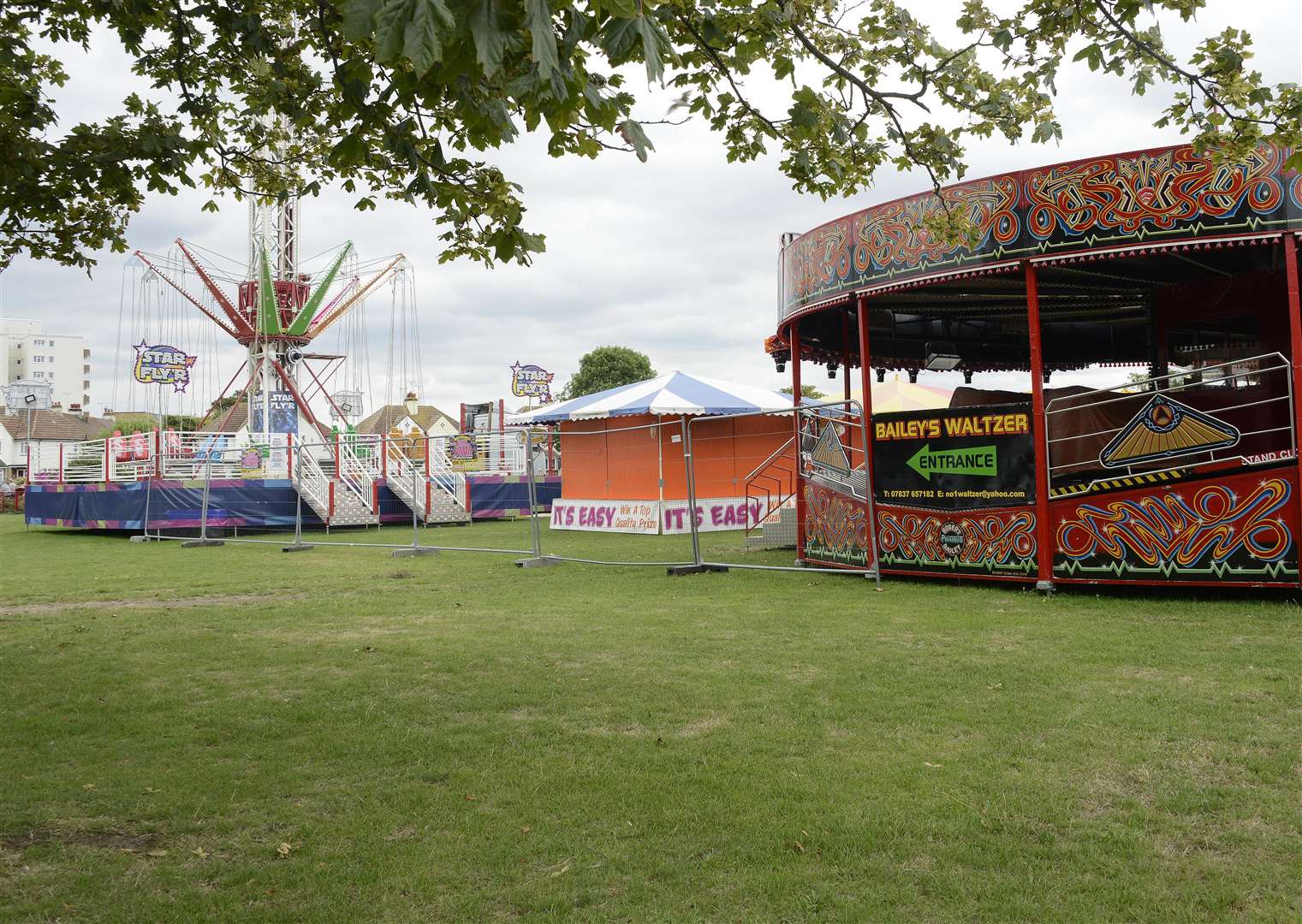 The Herne Bay Funfair in Dering Road