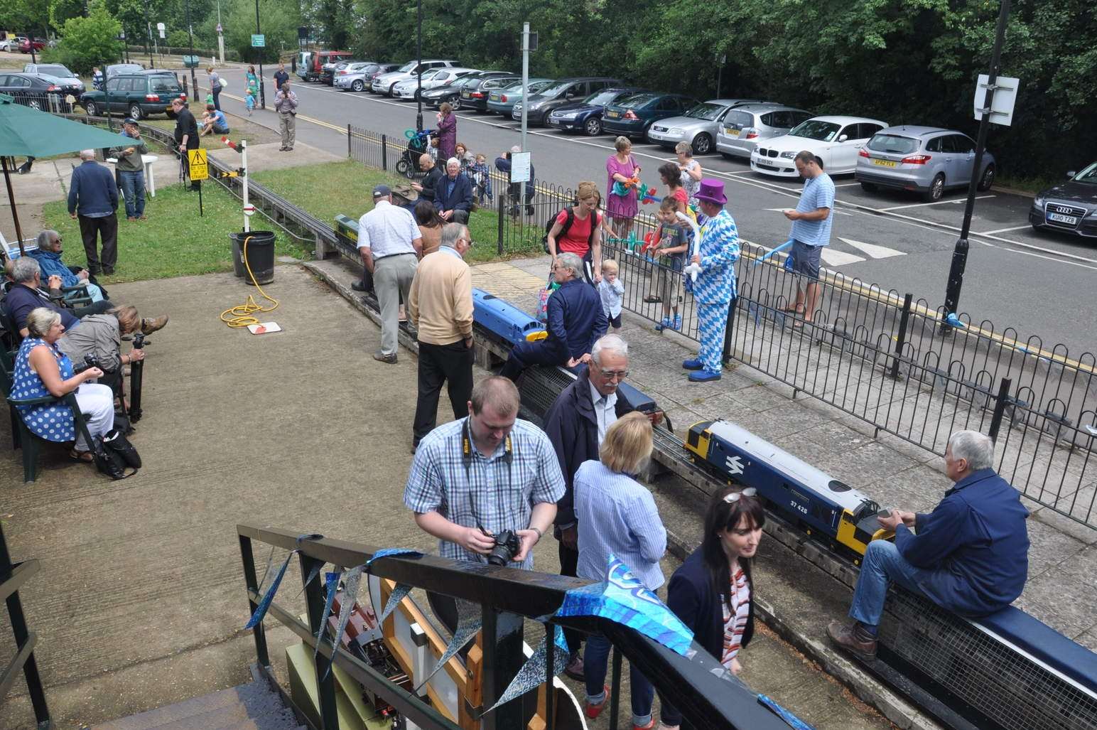 Mayor of Tonbridge and Malling, Cllr Sasha Luck was given a tour of the track