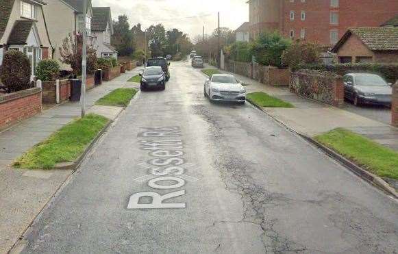 A man has been arrested after an alleged assault in Rossetti Road in Birchington