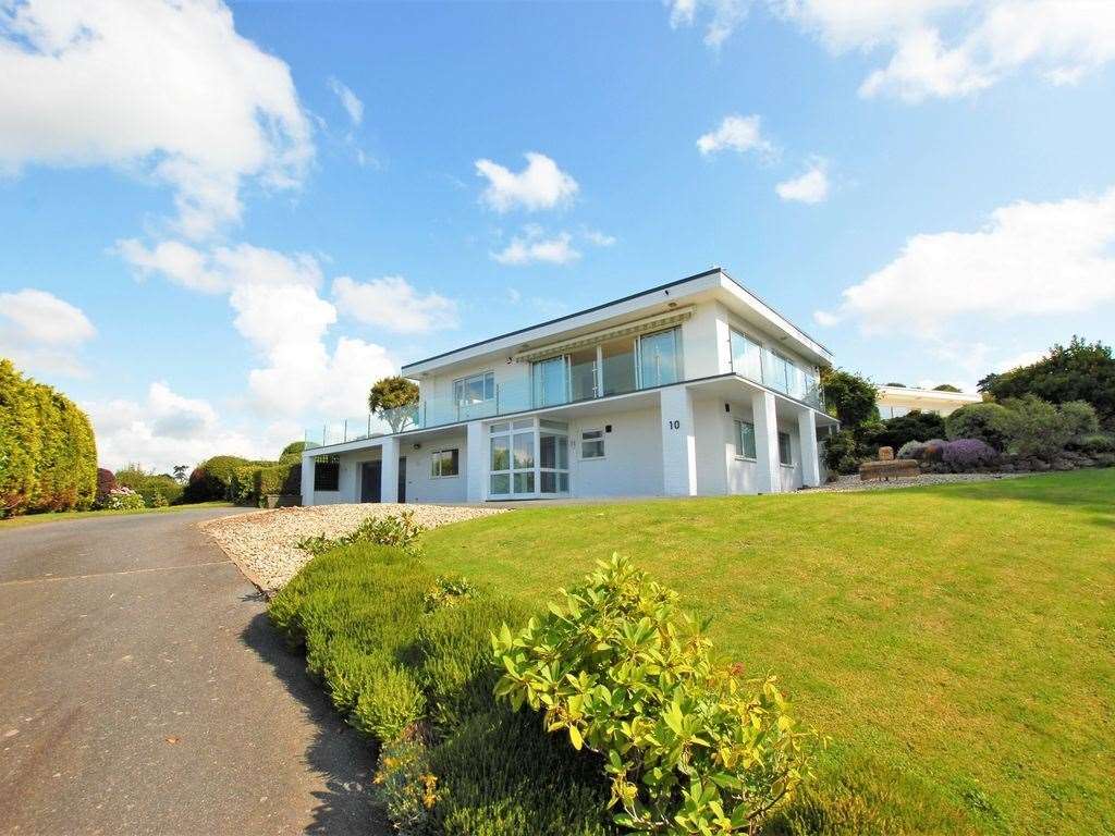 This hilltop house in Hythe is one of the most expensive in town. Photo: Zoopla