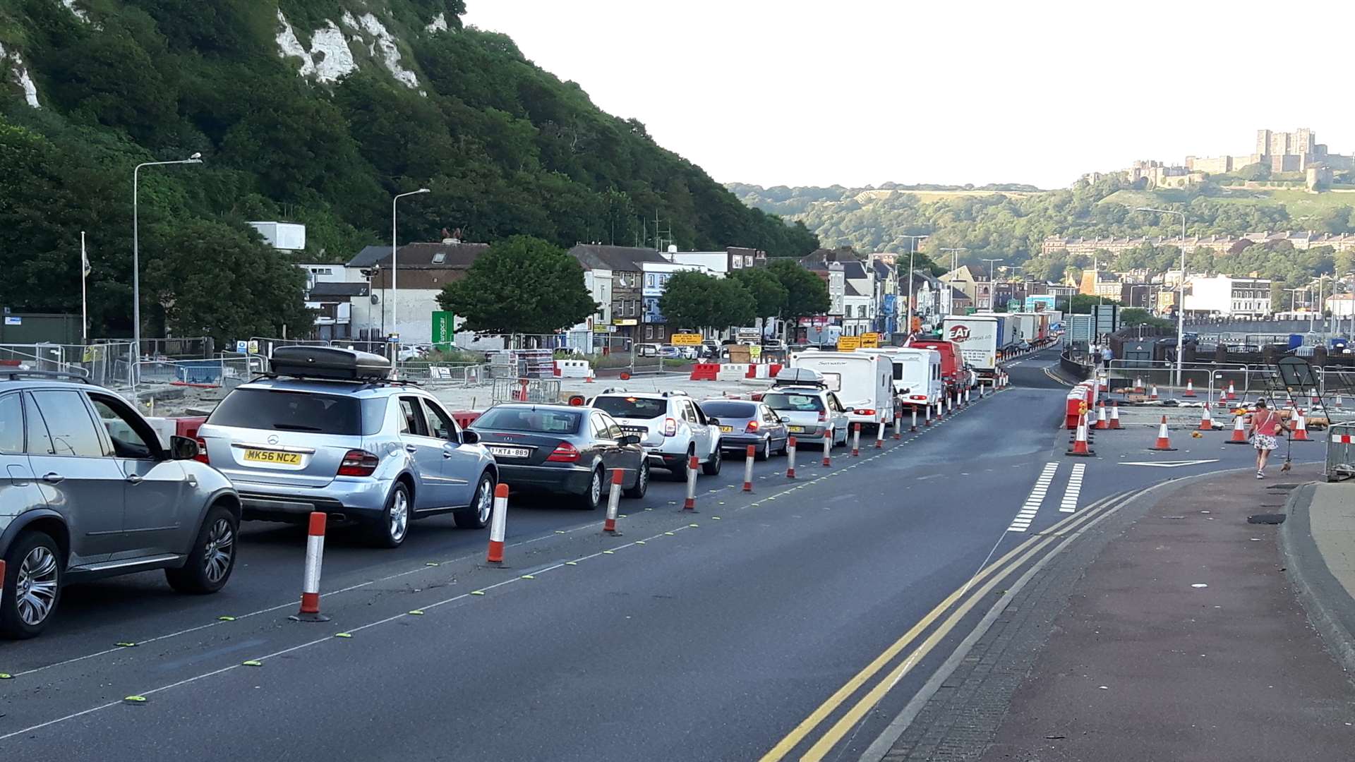 The grind of traffic for holidaymakers Black Saturday, July 23, 2016.