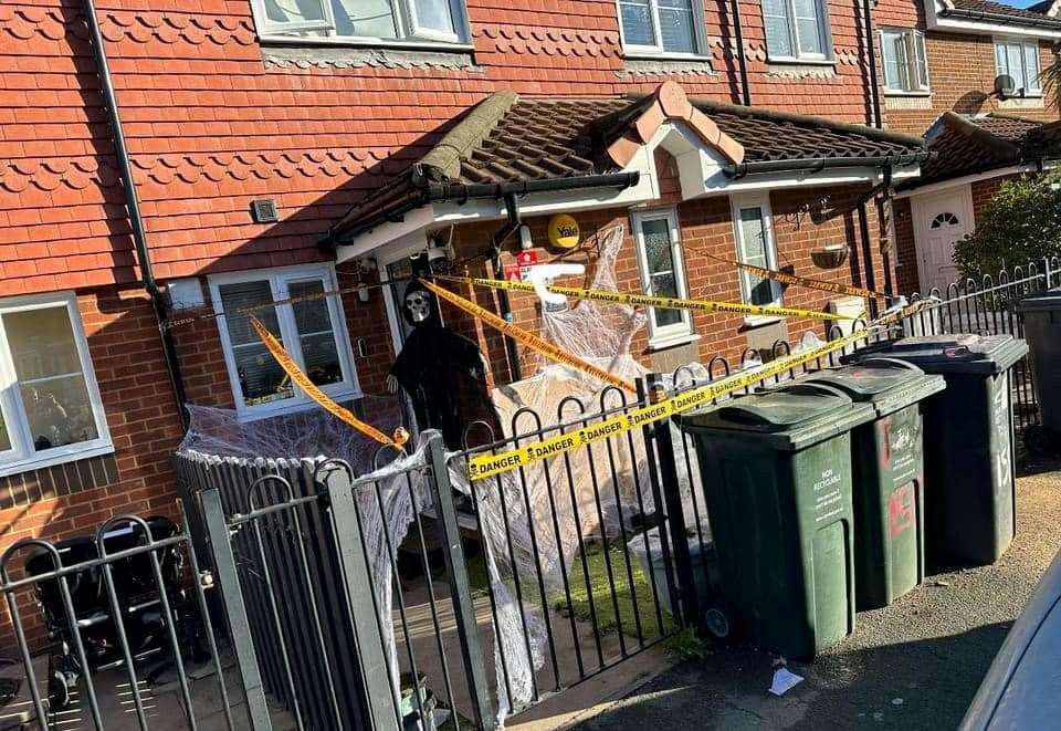 Zoey Aldous has decorated her home in Dartford for her daughter