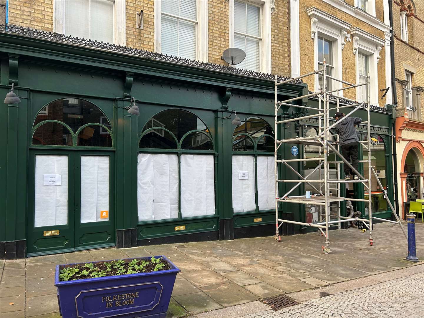 The former pub was closed for a number of weeks whilst being refurbished