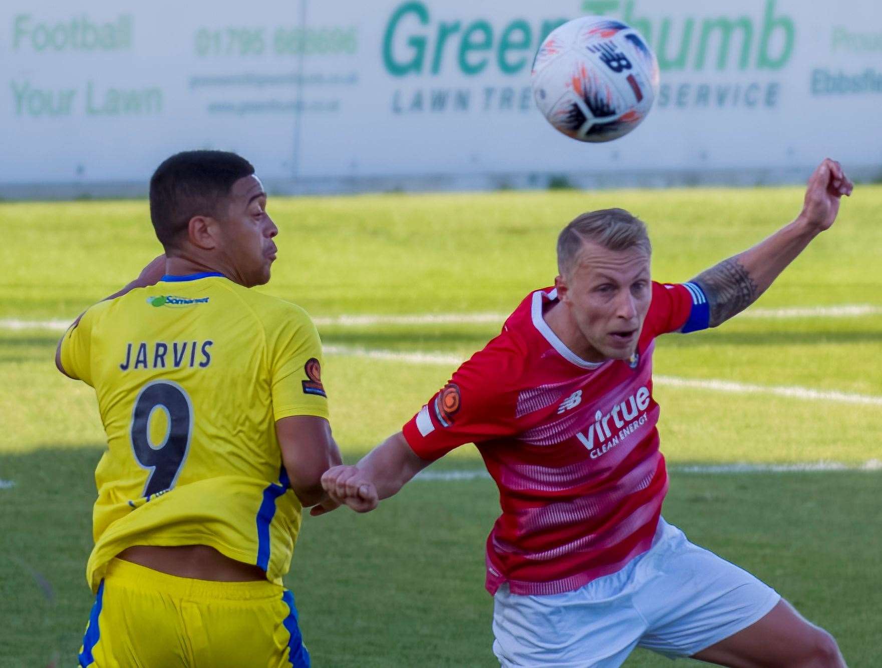 Ebbsfleet's Chris Solly is enjoying the cut and thrust of playing as much as ever. Picture: EUFC/Ed Miller