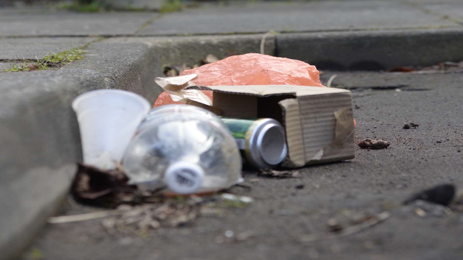 Rubbish on the Starle Close estate on Saturday morning. Picture: Chris Davey