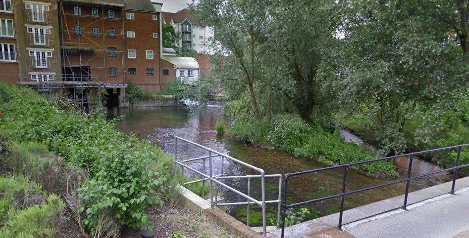 The assault happened in Barton Mill Road, which crosses the river