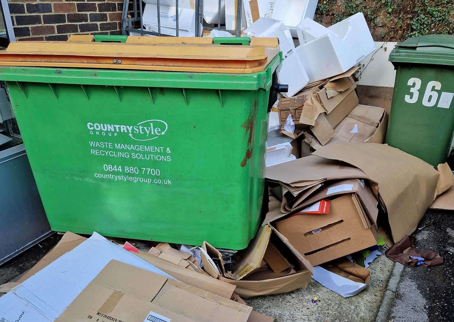 The mess left behind The Pet Shop in Sittingbourne after thieves stole delivery pallets. Picture: The Pet Shop Facebook