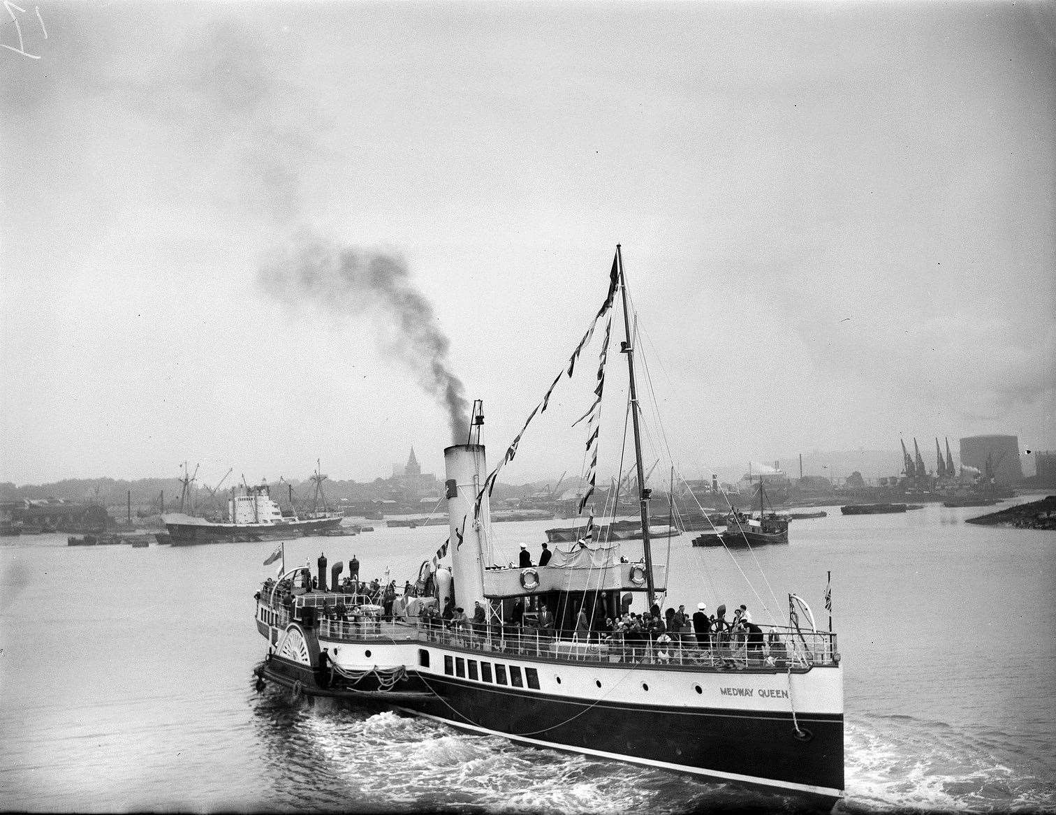 The Medway Queen during one of her excursions