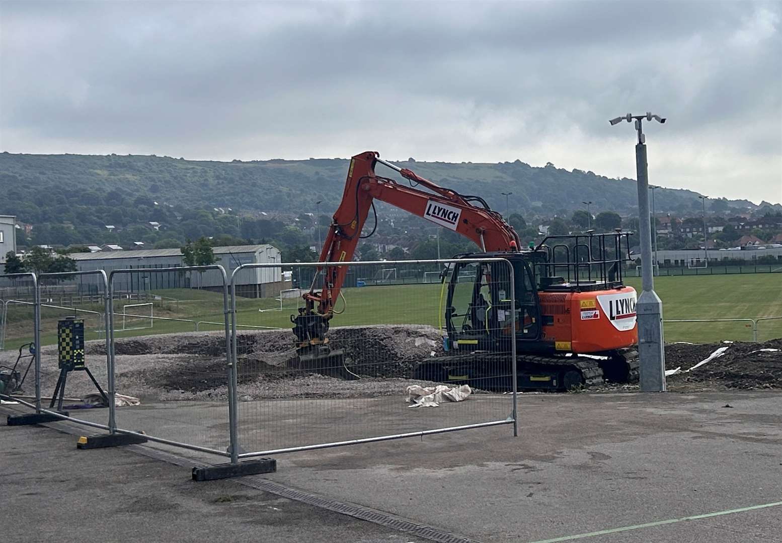 The UK's first school skatepark is under construction at Folkestone Academy and is set to open in September. Picture: Turner Schools