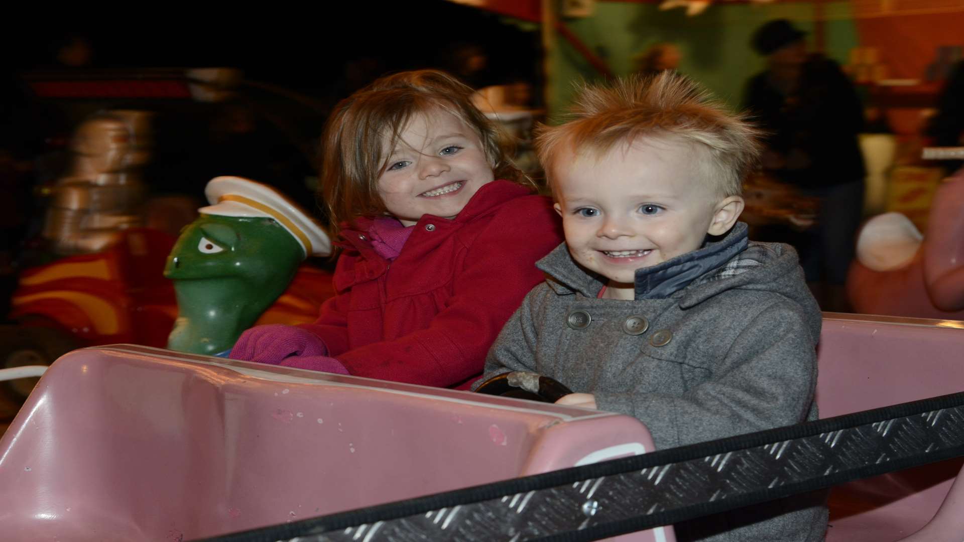 Roxy and Owen Toole enjoying the fair at a previous event