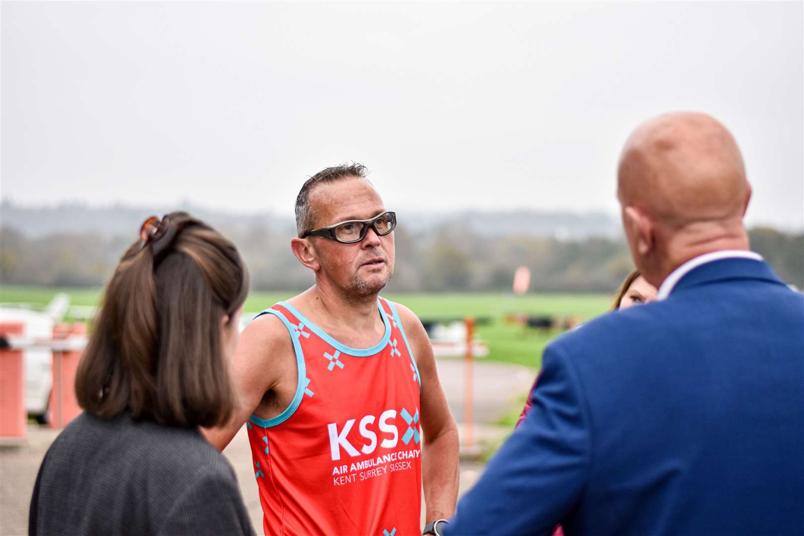 He started running after being rushed to hospital in 2014. Picture: KSS