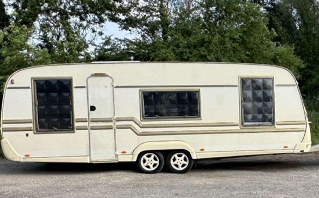 An example of a caravan that could be stationed on the former coal yard. Picture: Robert Tutton Town Planning Consultants Ltd