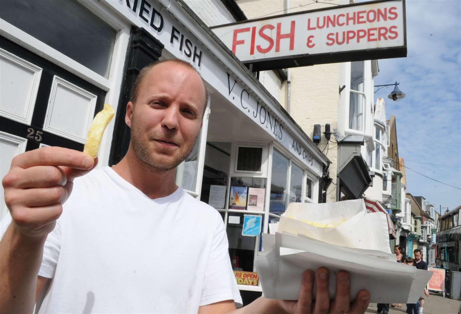 Matt Jones of V.C. Jones, Whitstable, pictured in 2012