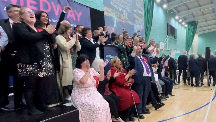 Labour took control of Medway Council after a historic night at the 2023 local elections, held at Medway Park in Gillingham