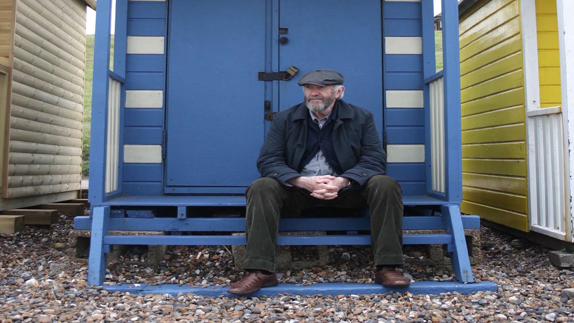 Jonathan Pryce on Herne Bay beach for One Last Dance