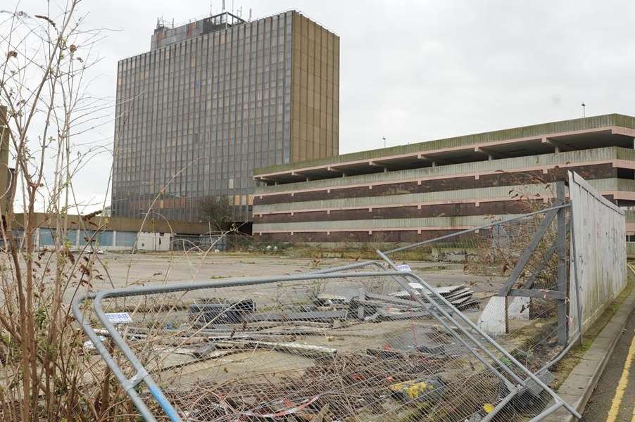 The lifeless Dover Town Investment Zone area, due to be developed.