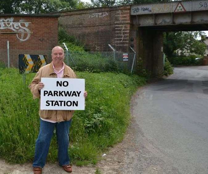 Campaigner Ian Driver said the plans for the Thanet station were 'financially and logistically out of control'