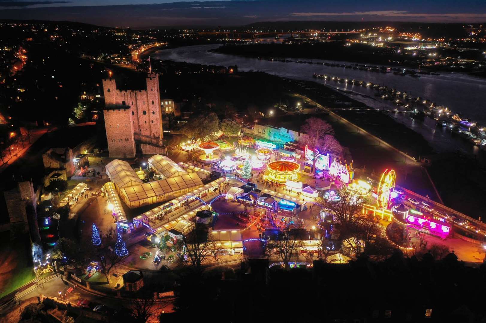 Medway, which has a population of around 280,000, failed it in its bid to become a city again. Picture: Geoff Watkins/Aerial Imaging South East