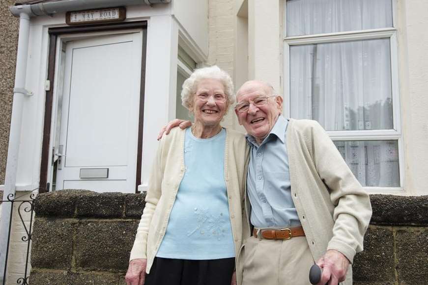 The Grahams outside the Gillingham house Jack has lived in all his life