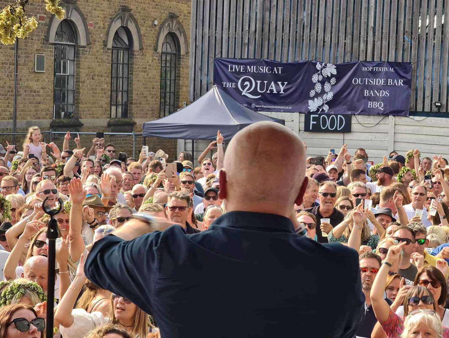 Marylebone Jelly performing at the Hop Festival. Picture: Teresa Newing