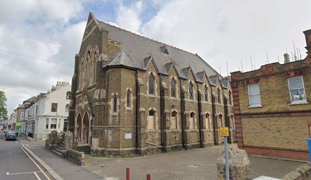 The former Community Church is on the corner of Victoria Road and Stanley Road in Deal. Picture: Google