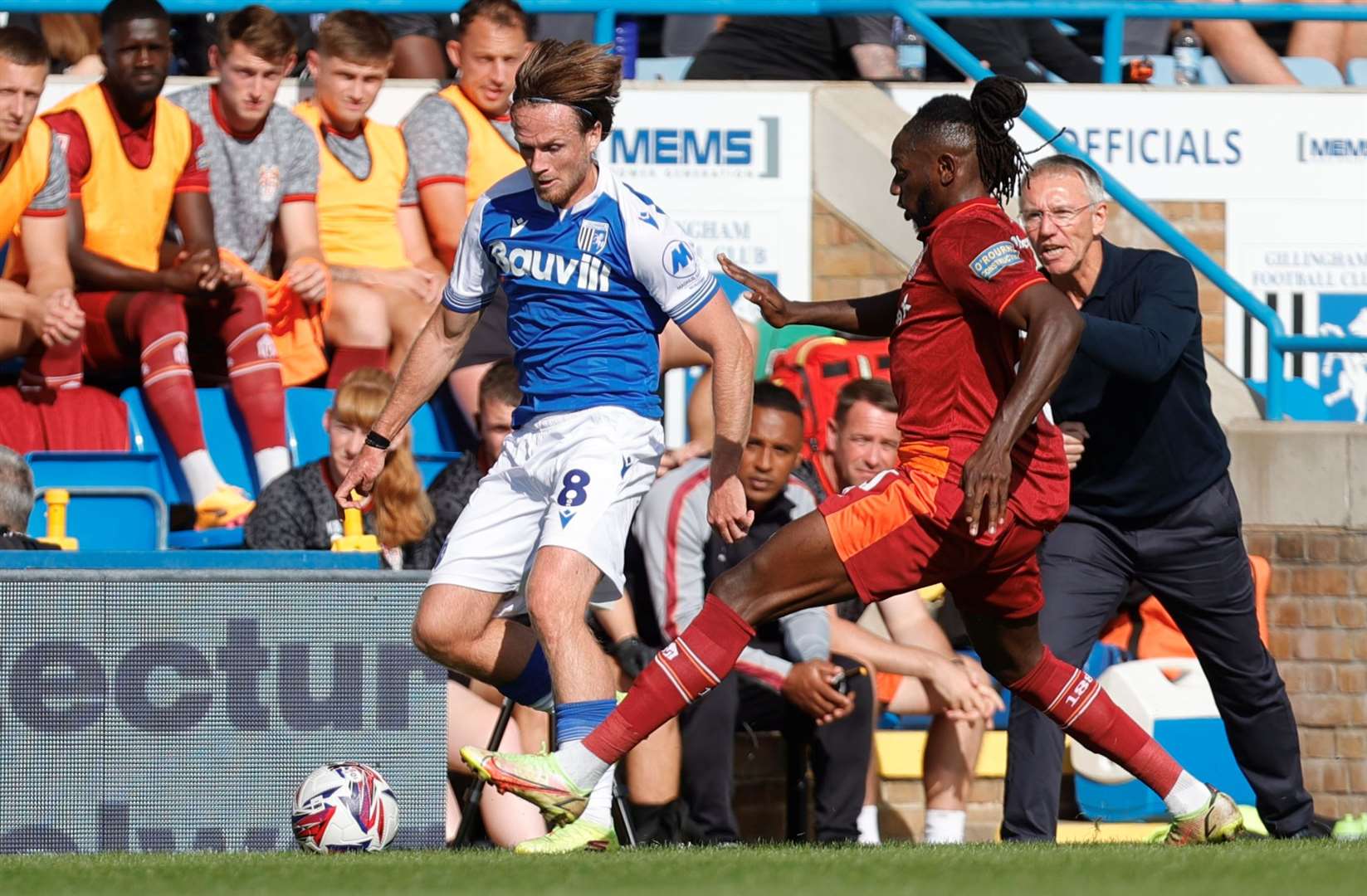 Armani Little fending off a challenge for the Gills Picture: @Julian_KPI