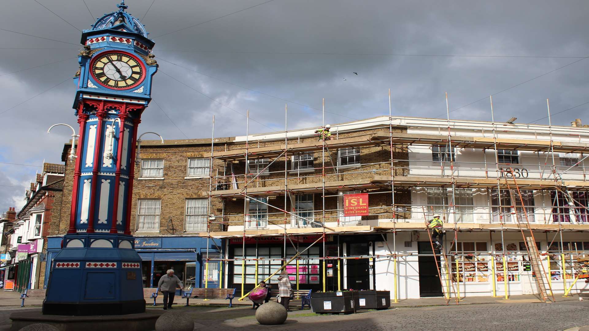 Storm clouds over Sheerness