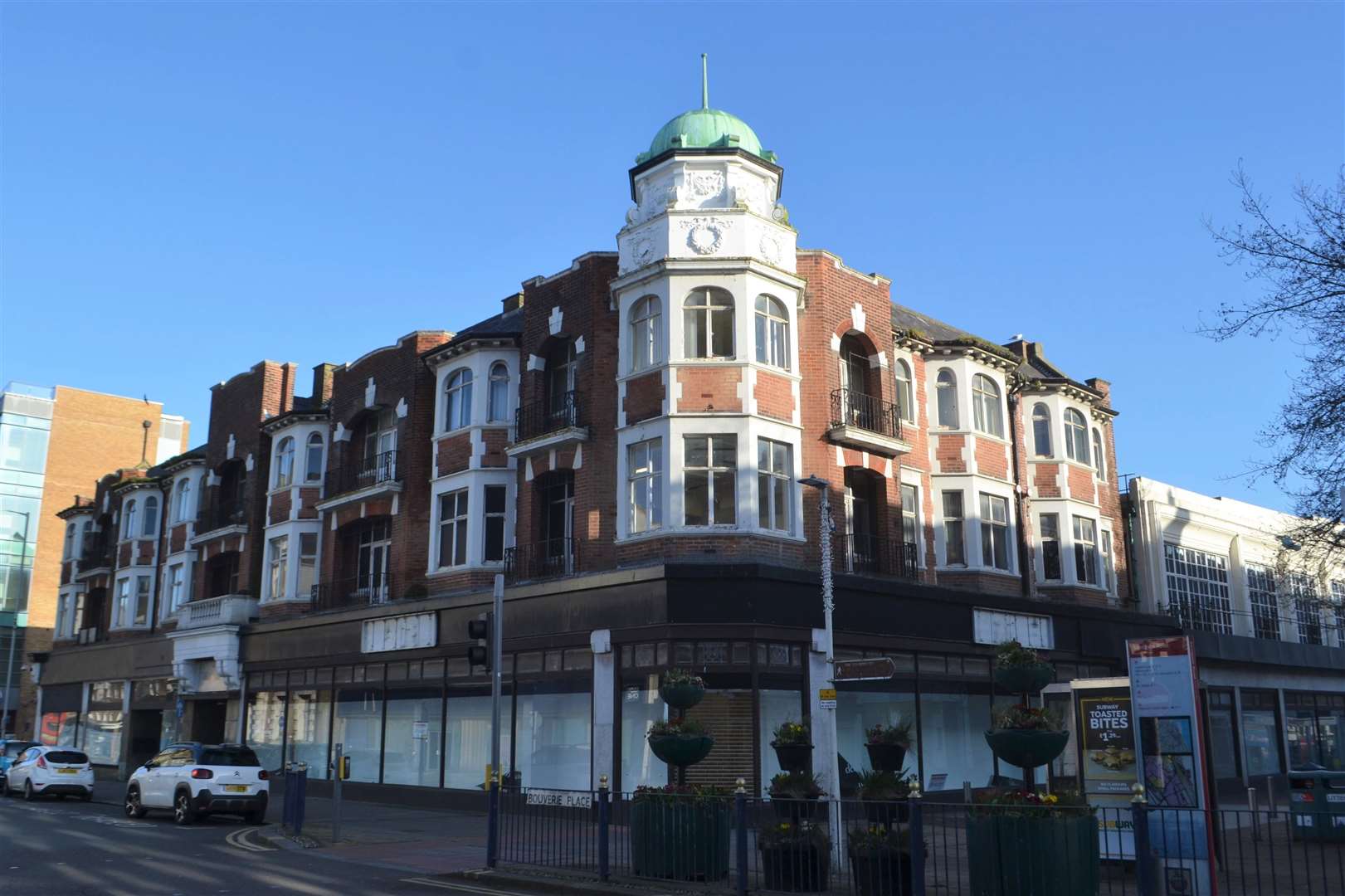 The former Debenhams store in Folkestone will become a mass vaccine centre