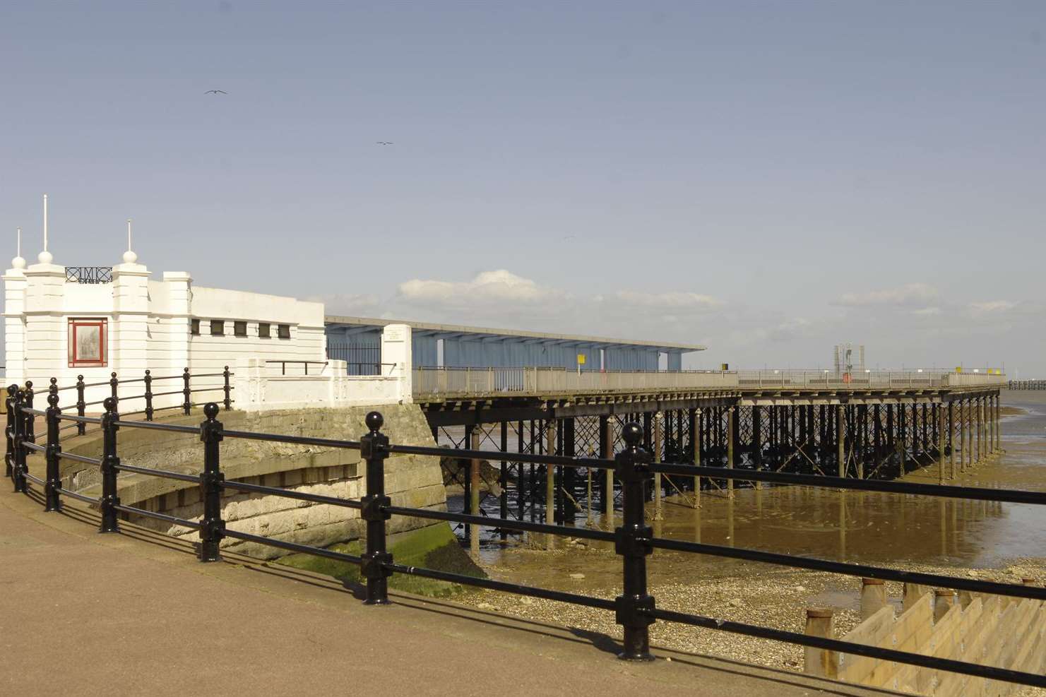 The event will include a low flight over the pier