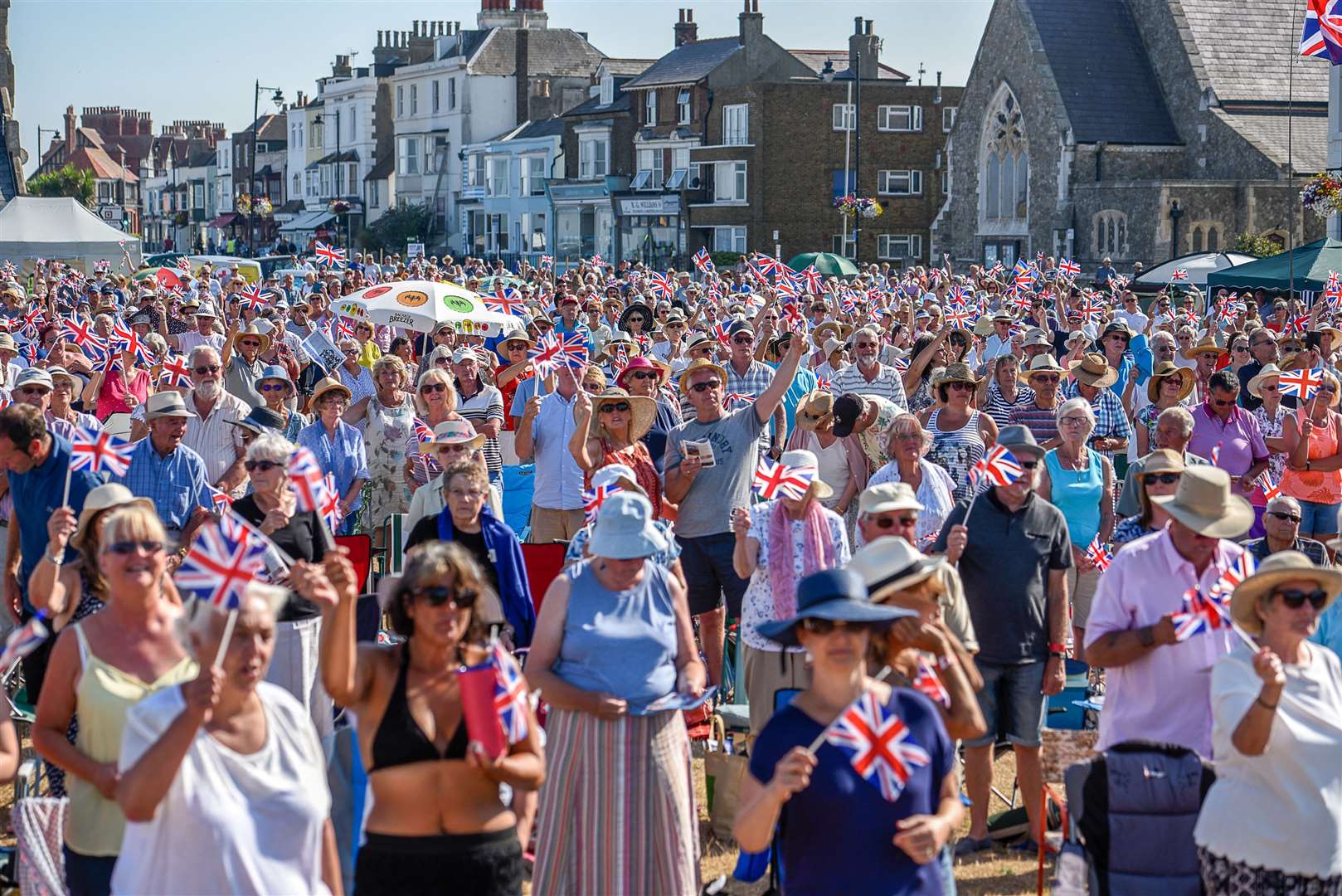 The annual Royal Marines concert in Walmer is enjoyed by thousands of people