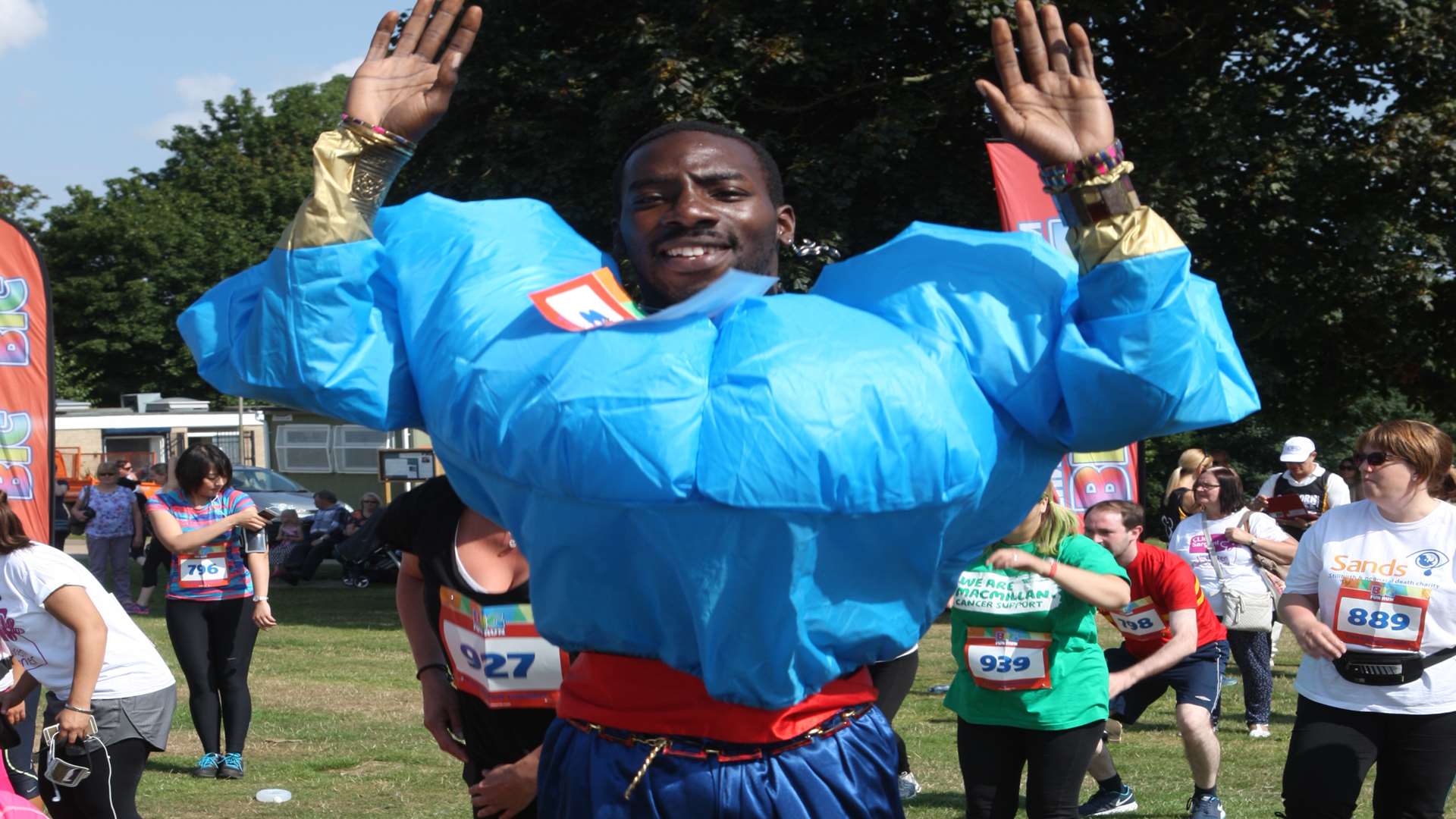 James Bolton, from Kingshill, dressed as a genie