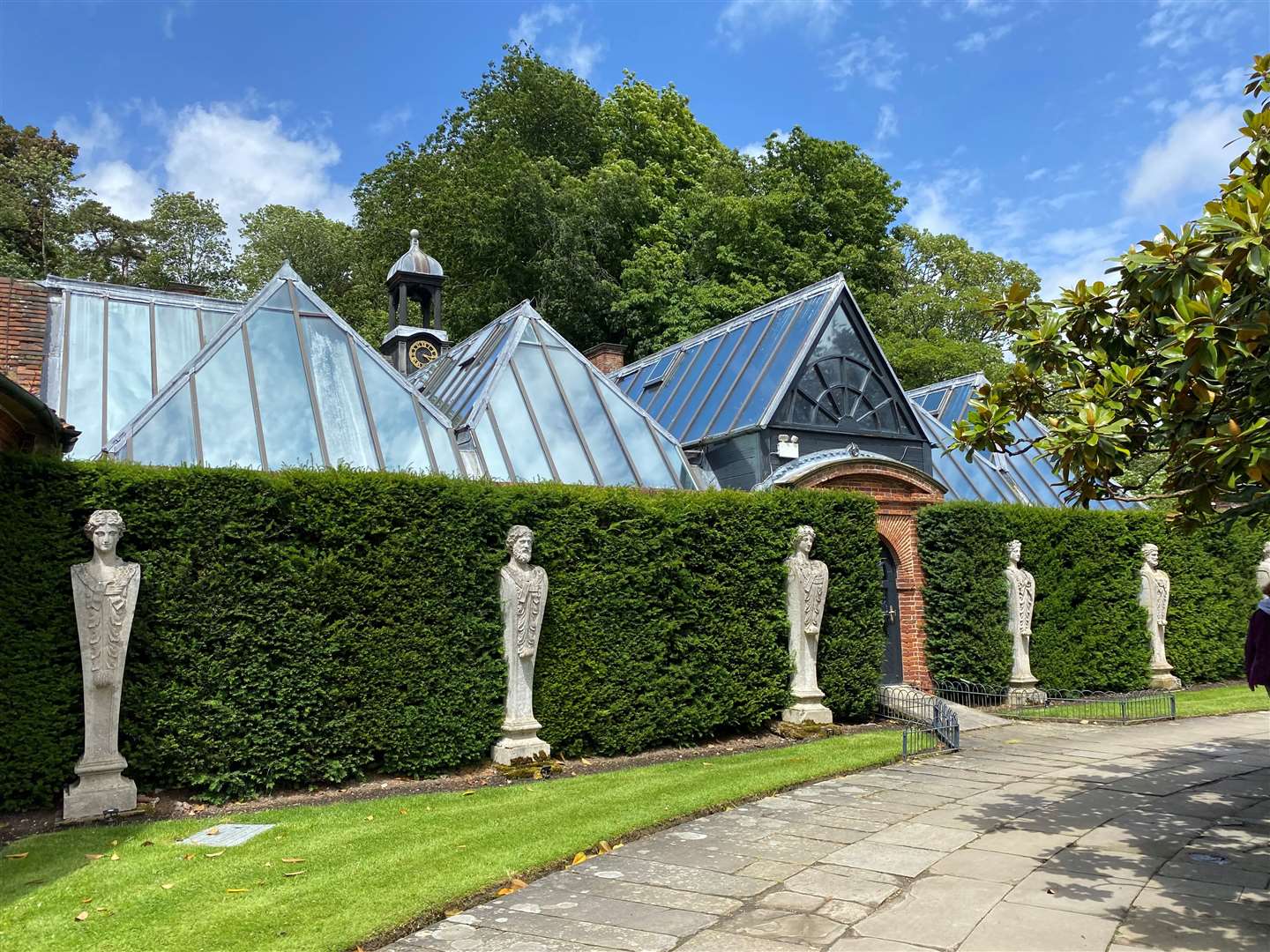 The Garden Room was originally the mansion's stable yard but has since been restored and converted