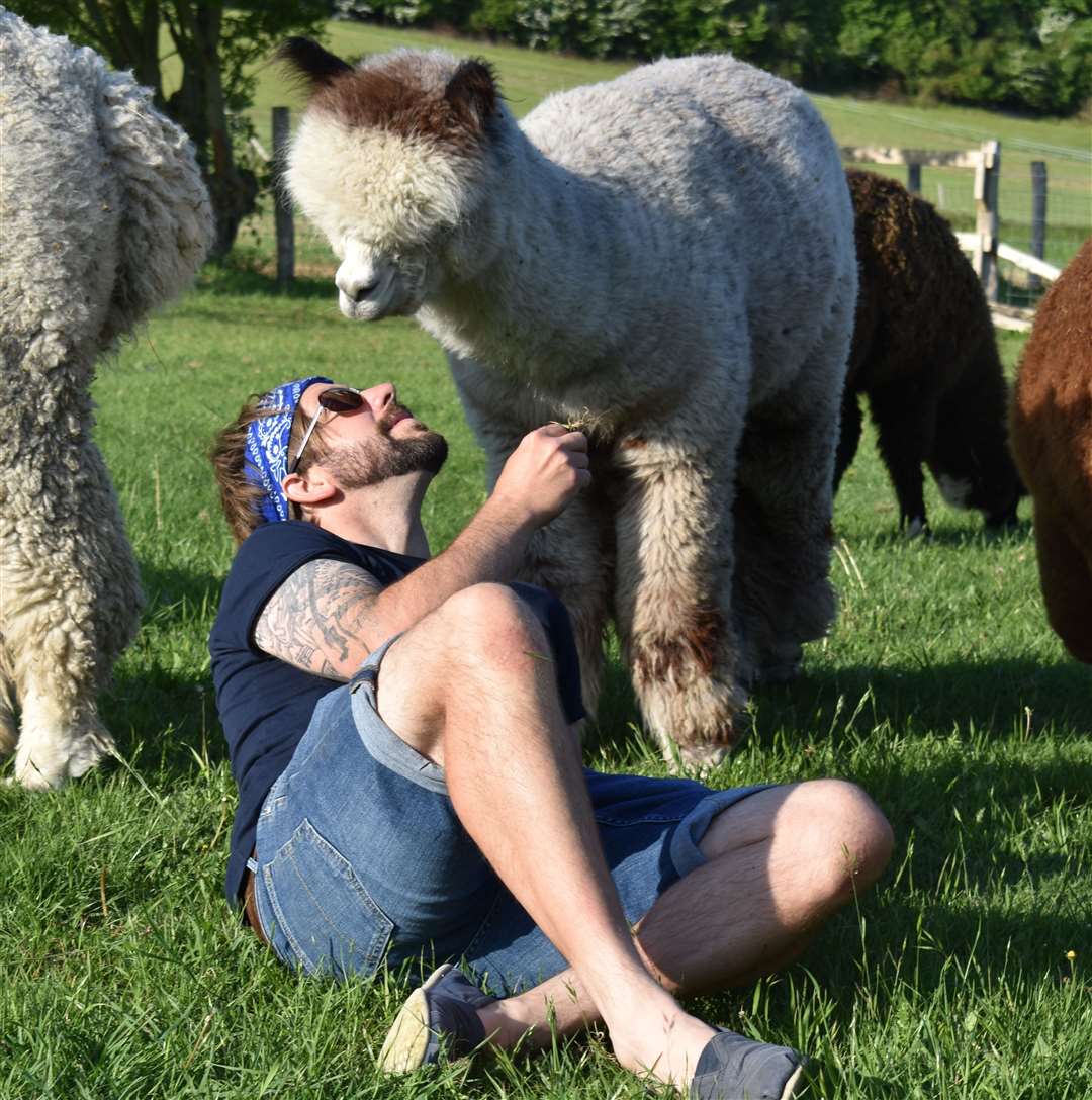 Director of Lower Bush Alpacas, Jon Savage