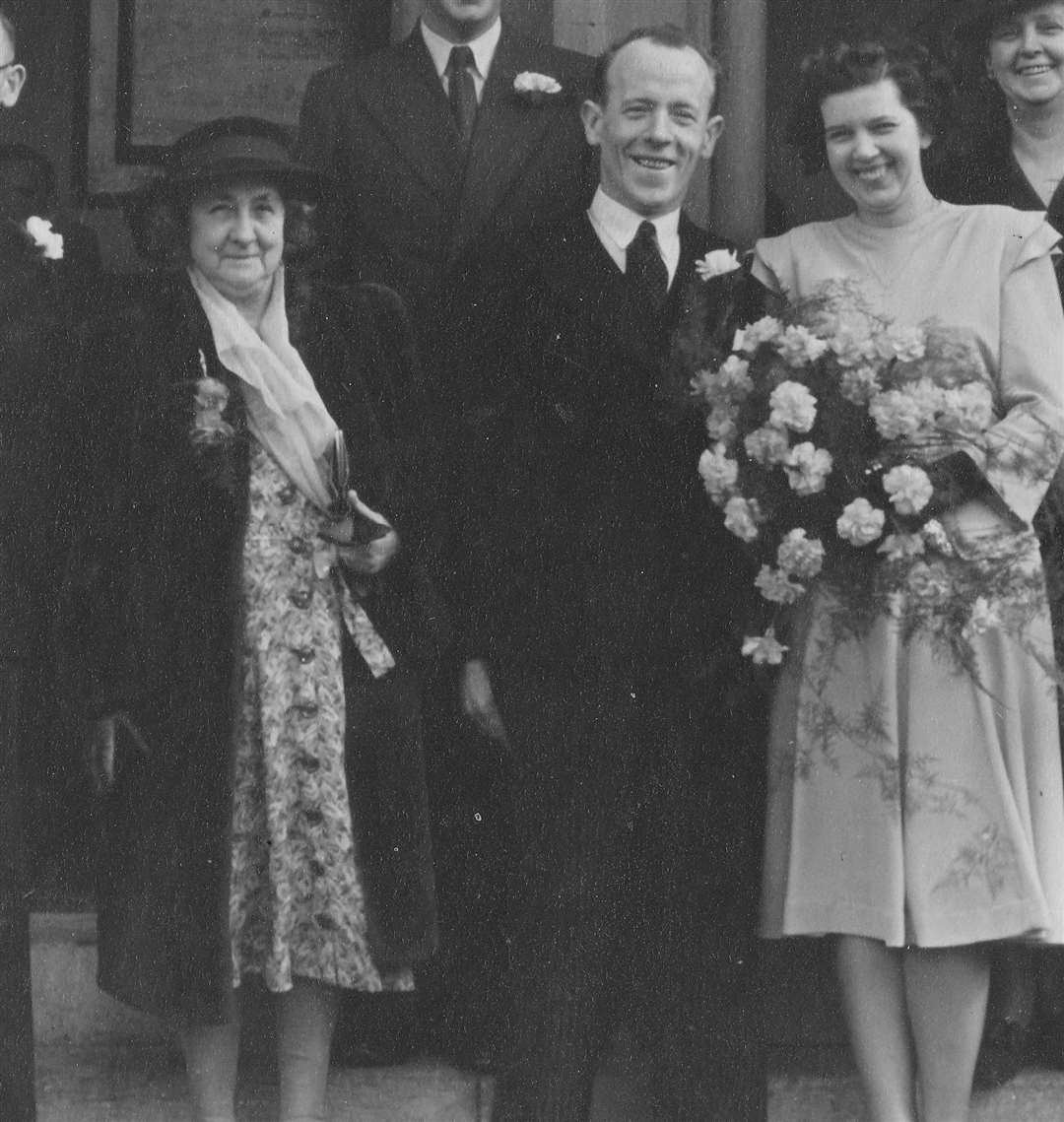 Clara Ford, left, Denis Ford, centre, and Barbara Ford, right. Picture: David Ford (21436818)