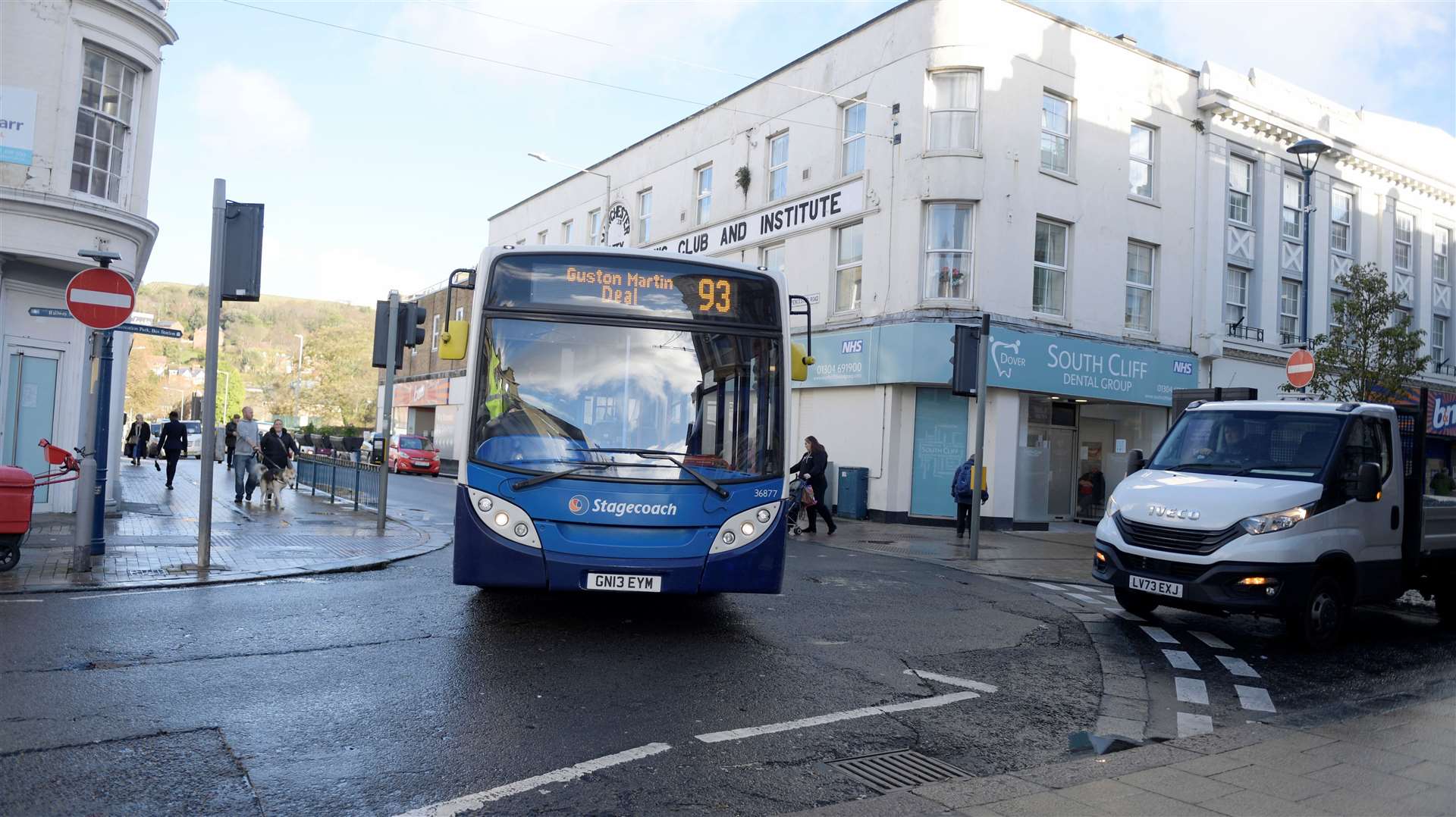 The Pencester Road junction with Biggin Street and Worthington Street would be redesigned. Picture: Barry Goodwin