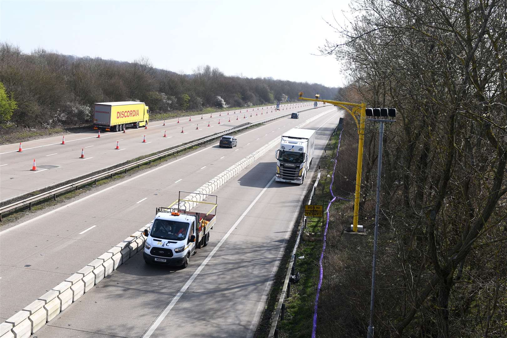 Operation Brock is in force between Junction 8 and 9. Picture: Barry Goodwin