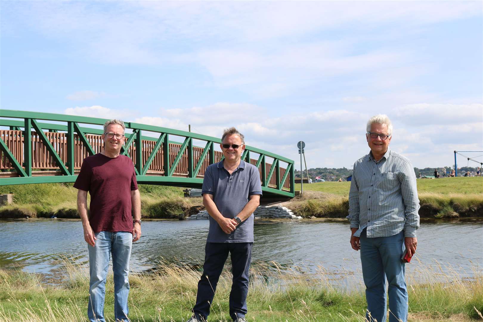 From left to right: Cllr Eddie Thomas, special projects surveyor Trevor Wentworth and Cllr Julian Saunders (50304813)