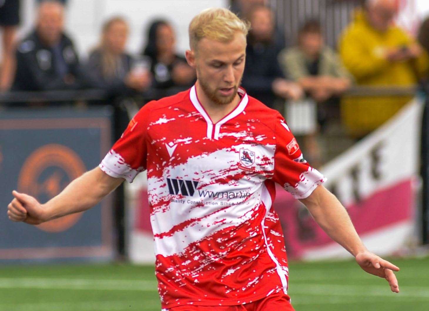 Ramsgate's Alfie Paxman - was at the double in their 5-0 weekend win against Sheppey. Picture: Stuart Watson