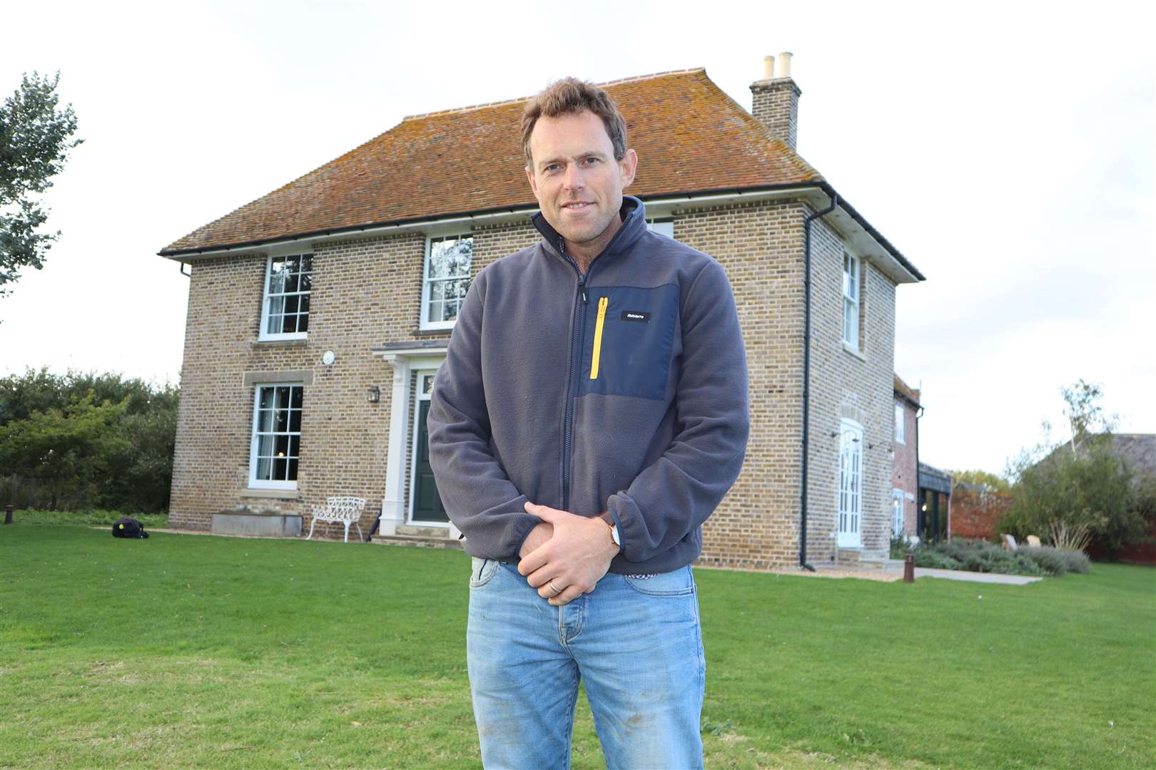 Gareth Fulton who runs Elmley Nature Reserve on Sheppey with his wife Georgina