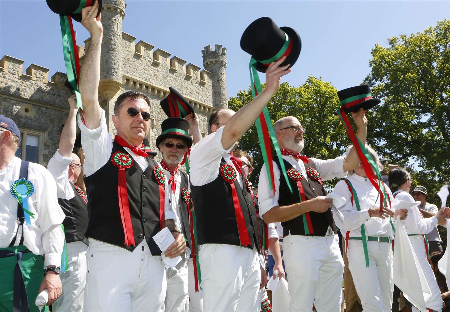 Morris dancers at the 2018 May Day parade. Picture: Andy Jones