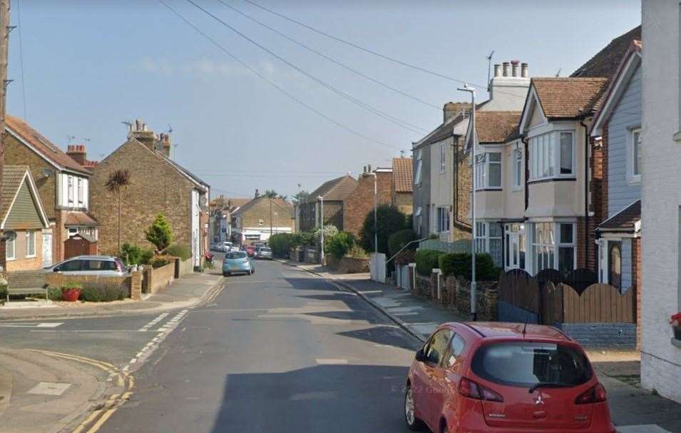 Police and highway workers are at the scene of the incident in Garlinge High Street, which is near Margate. Picture: Google