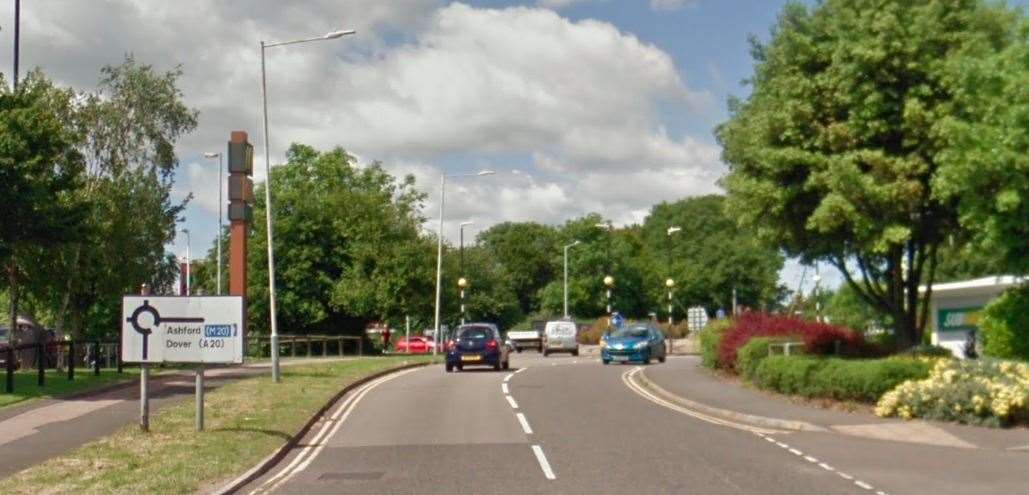 The vehicle was pulled over on the Park Farm estate. Photo: Google Street View