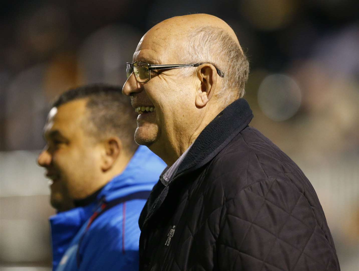 Maidstone head of football John Still with head coach Hakan Hayrettin Picture: Andy Jones