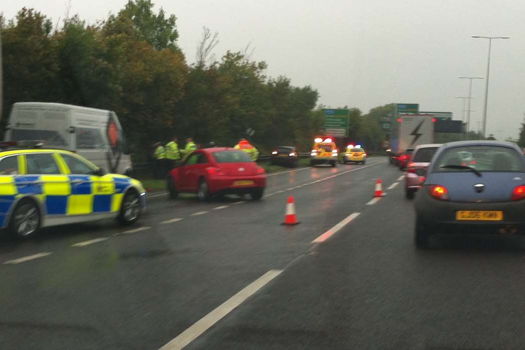 Crash on Blue Bell Hill. Library picture