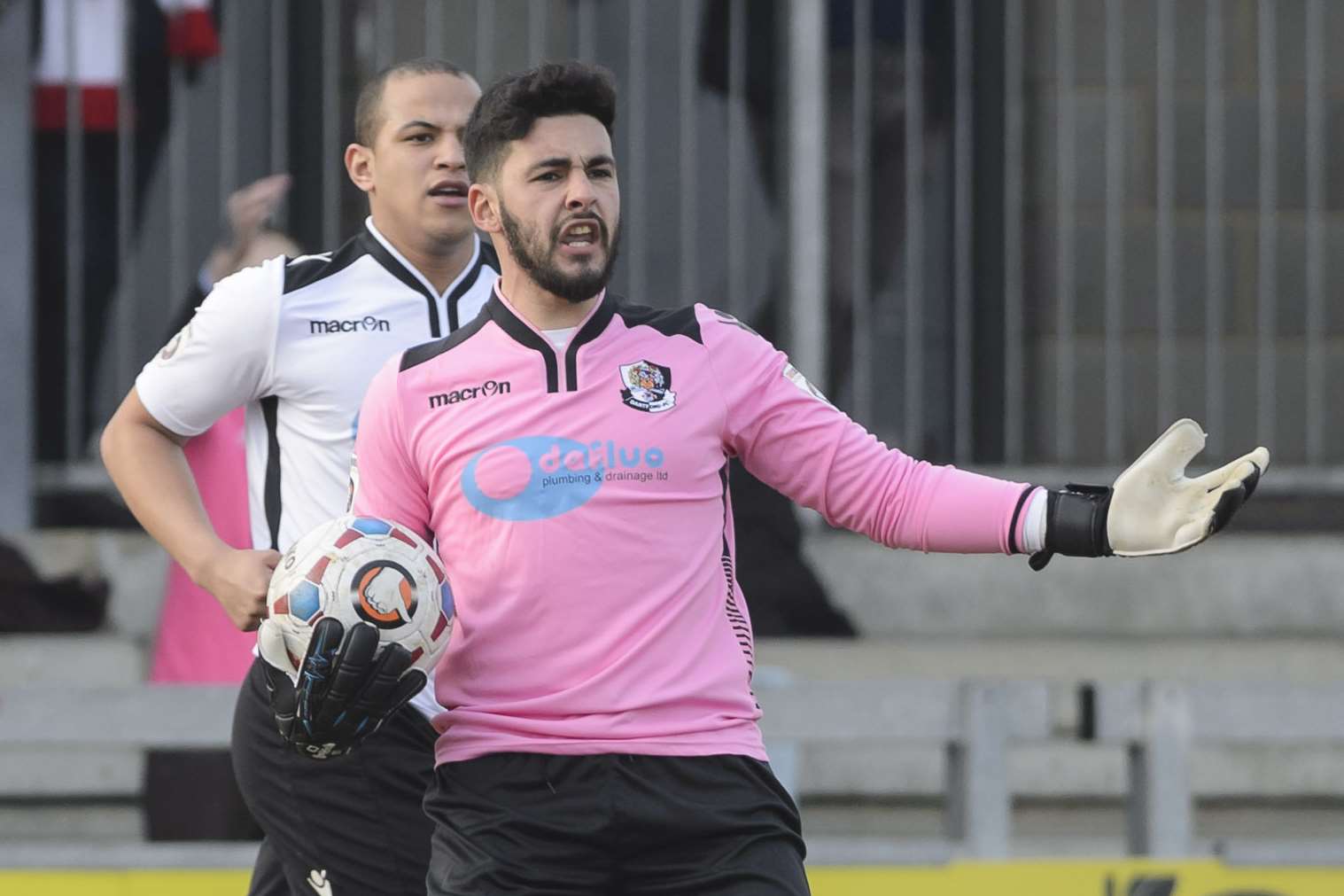 Dartford keeper Deren Ibrahim Picture: Andy Payton